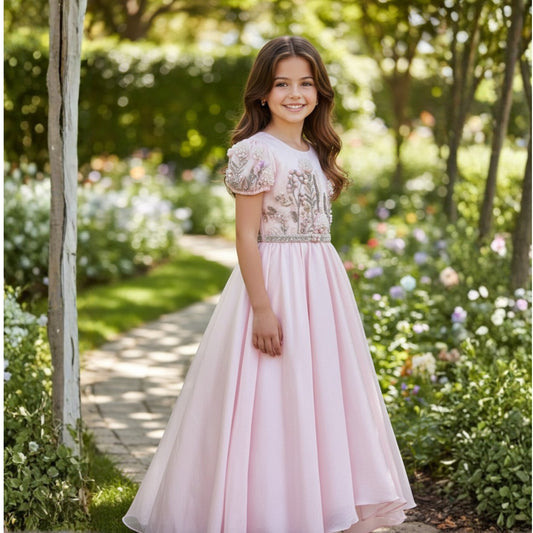 Blush Bloom Couture Dress