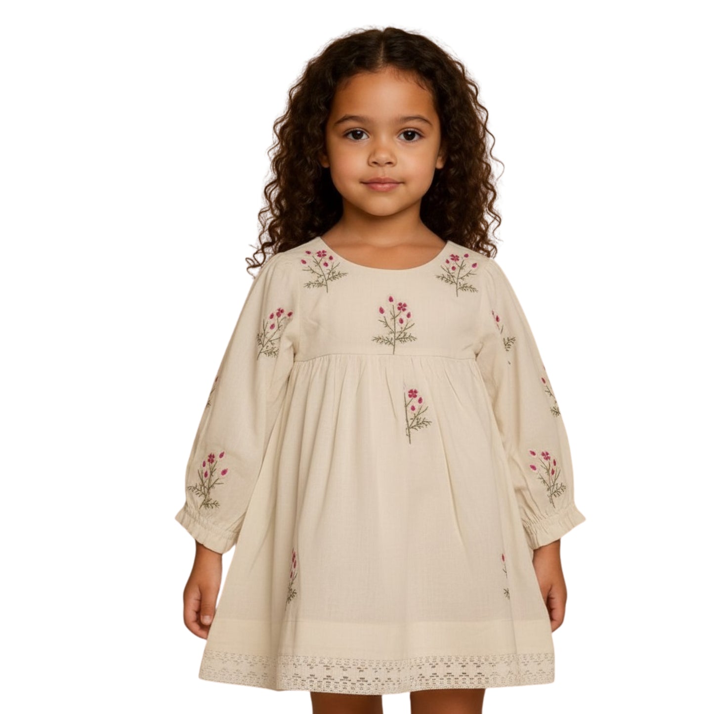 Wildflower Meadow Linen Dress