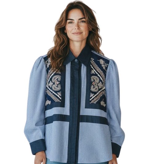 Blue Horizon Stripes