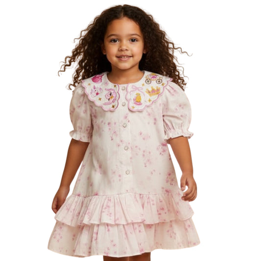 Cinderella Carriage Frill Collar Dress