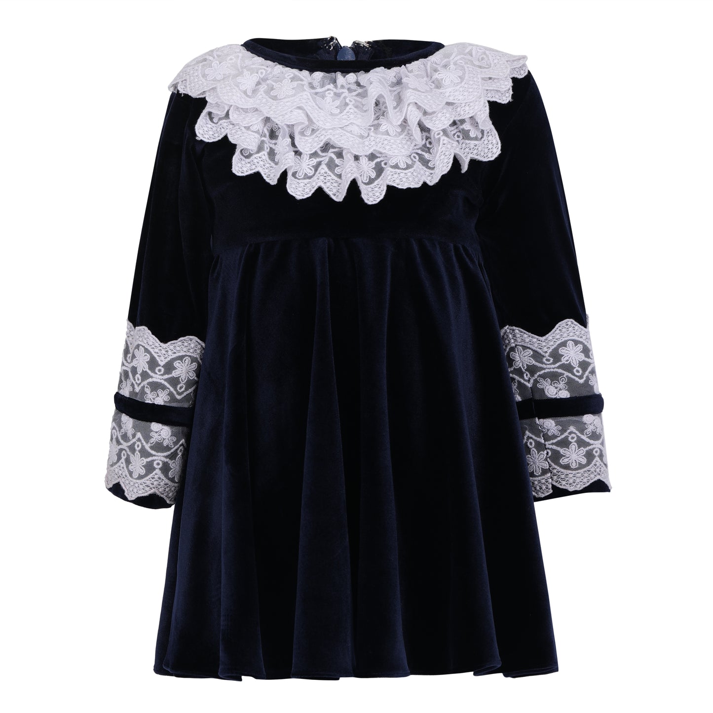 Polly Lace Velvet Dress