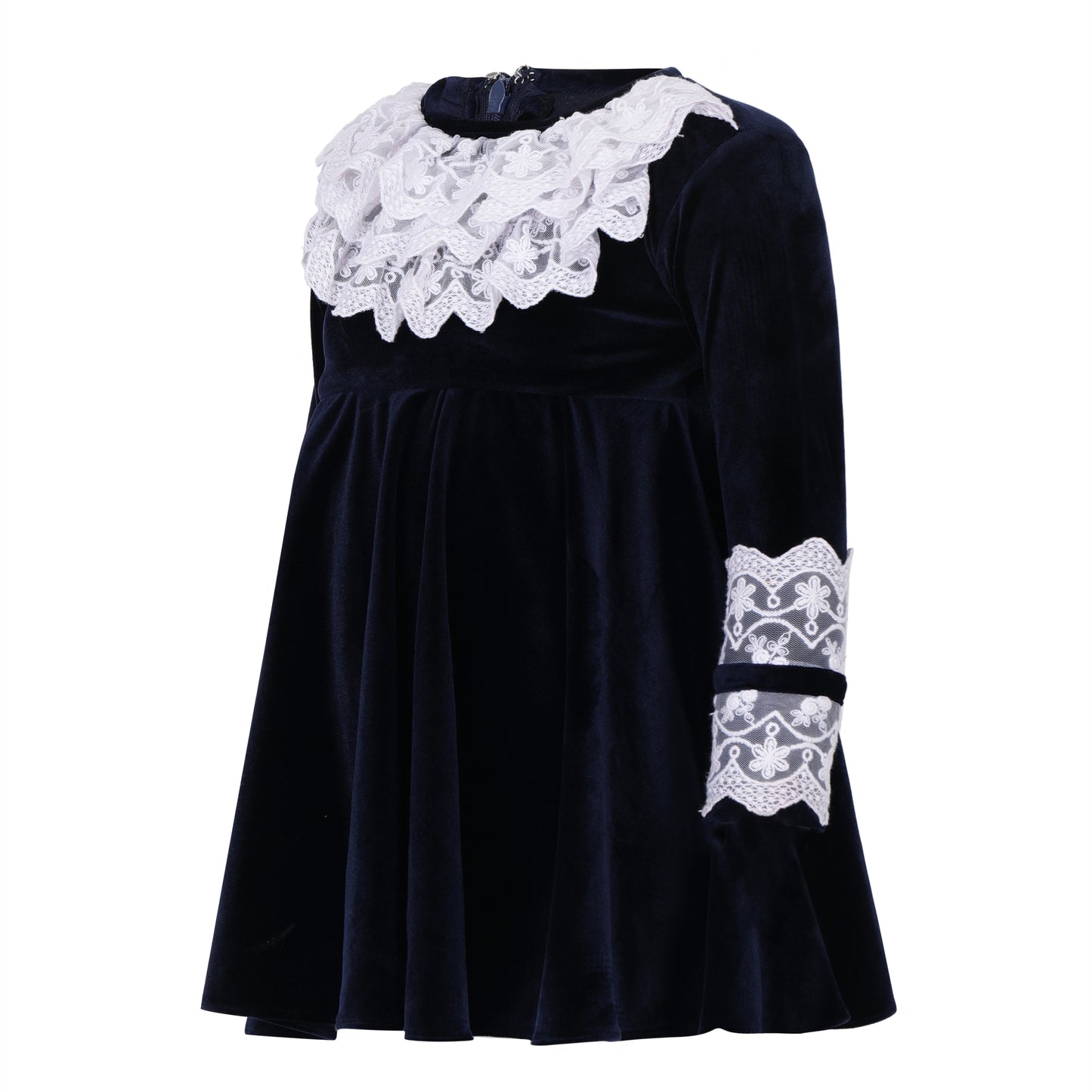Polly Lace Velvet Dress