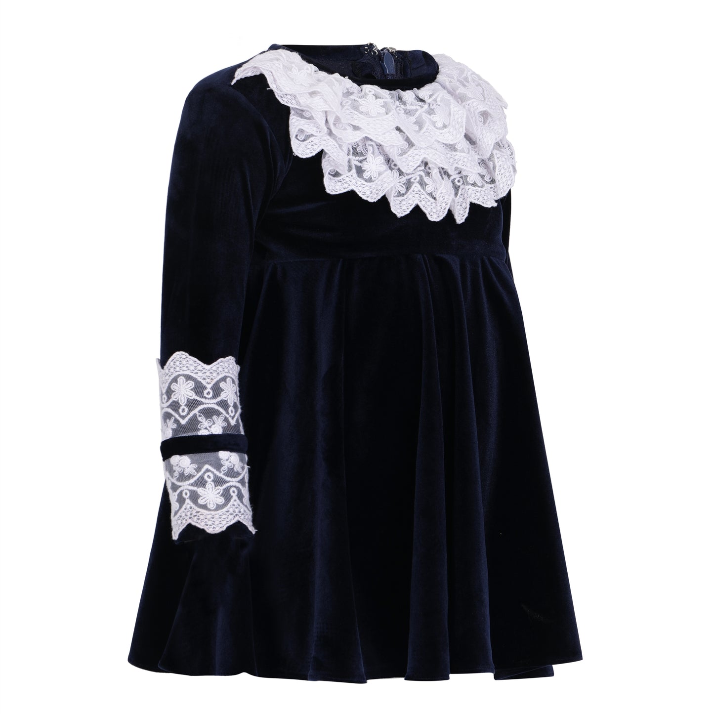Polly Lace Velvet Dress
