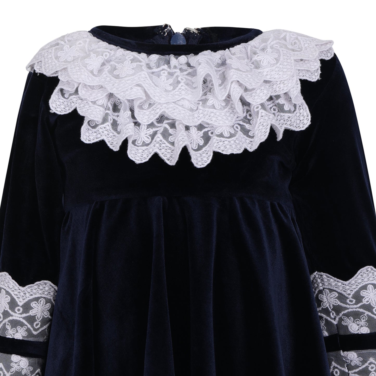 Polly Lace Velvet Dress
