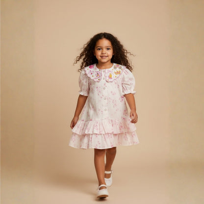 Cinderella Carriage Frill Collar Dress