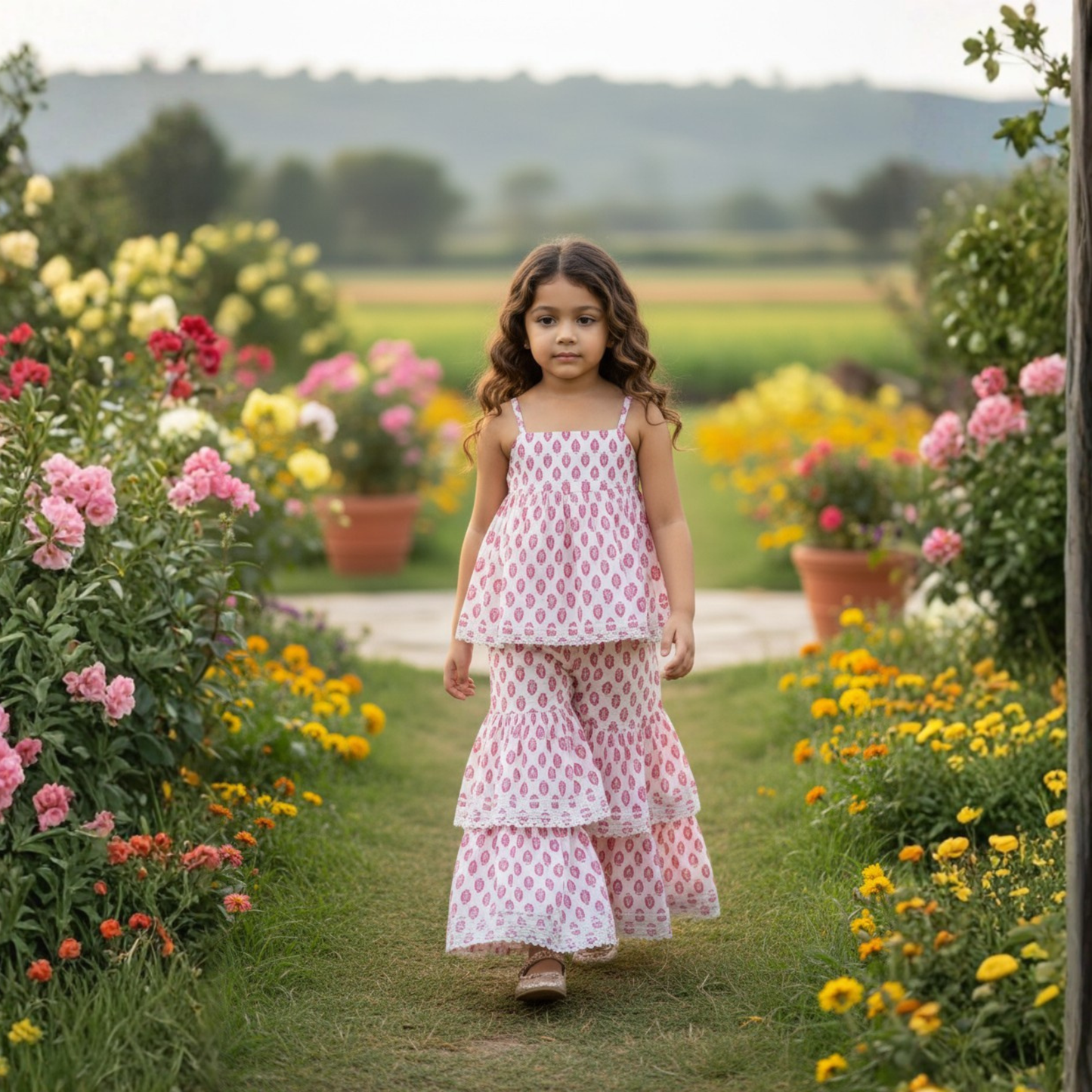 Cotton Bloom Sharara