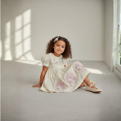 Magical Ivory Linen Dress