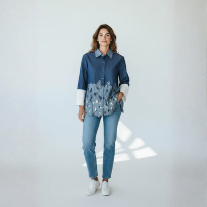 Denim Wave Shirt