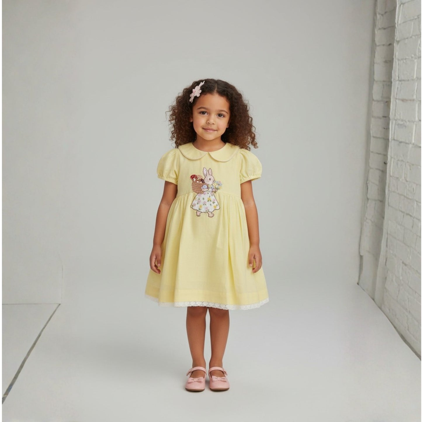Charming Soft Yellow Dress