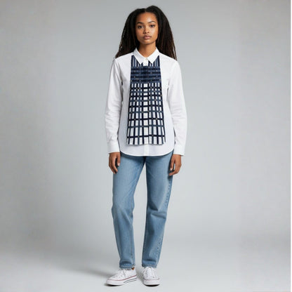 Navy Weave Shirt