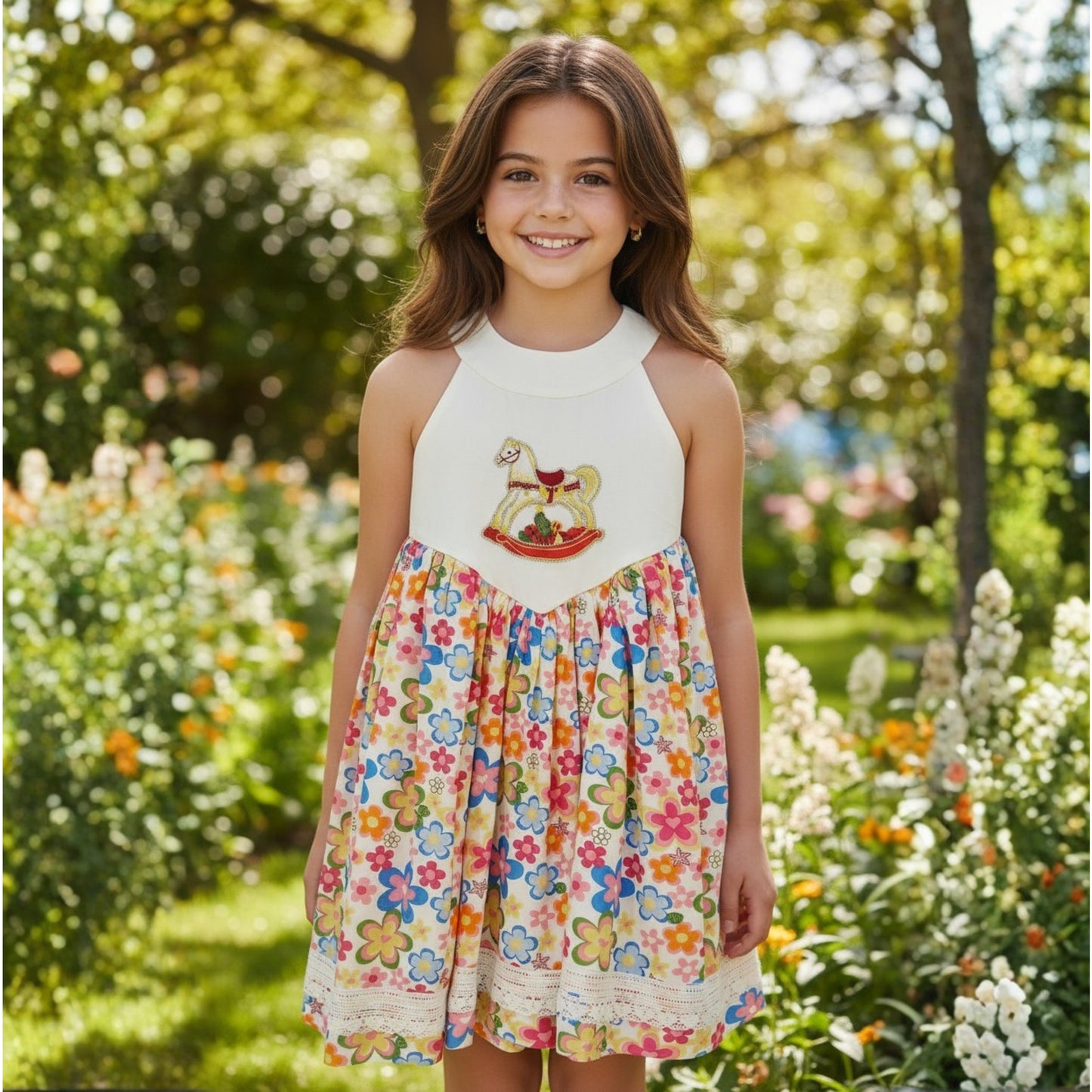 Floral Whimsy Dress
