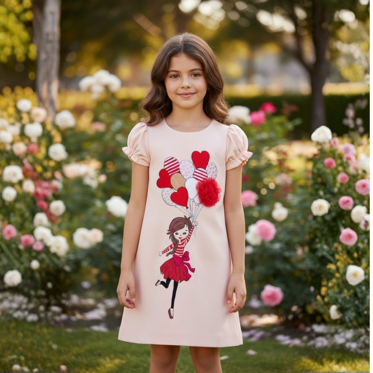 Balloon Bliss A Line Dress