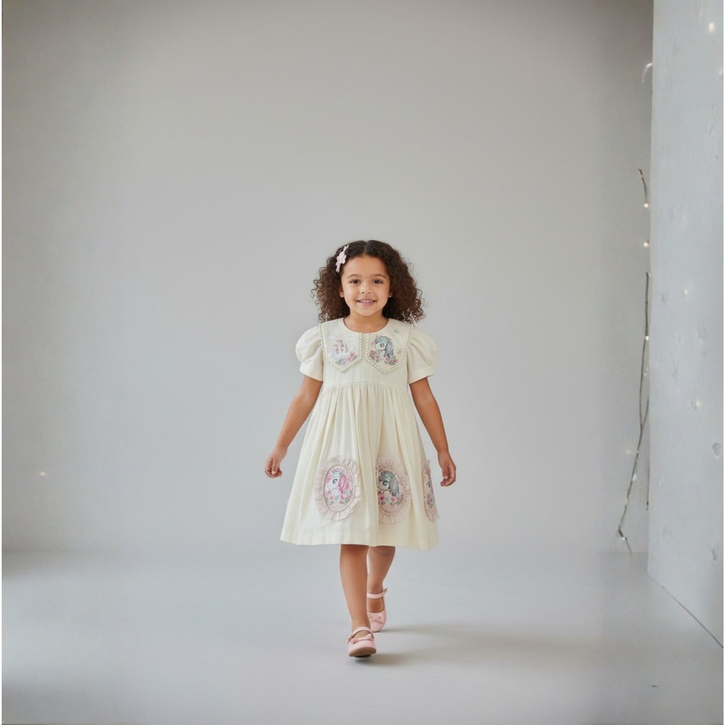 Magical Ivory Linen Dress