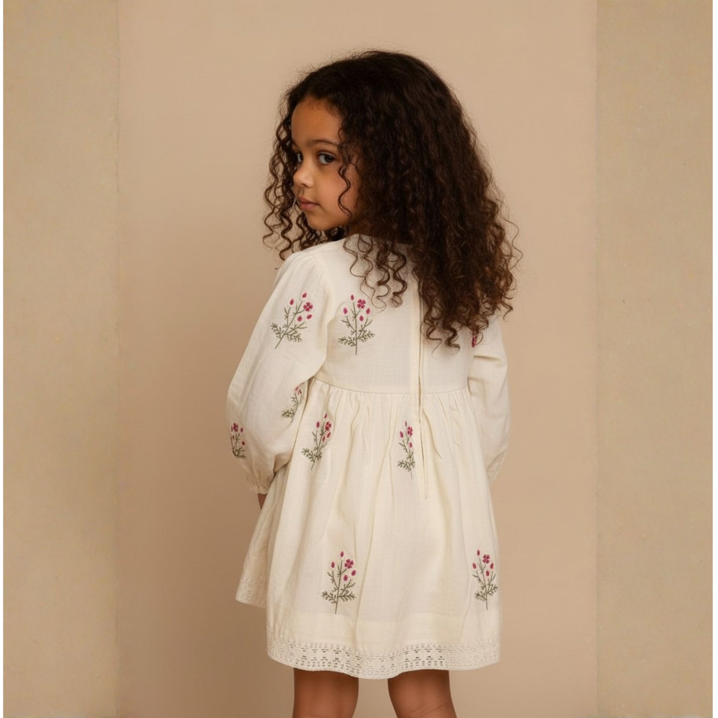 Wildflower Meadow Linen Dress