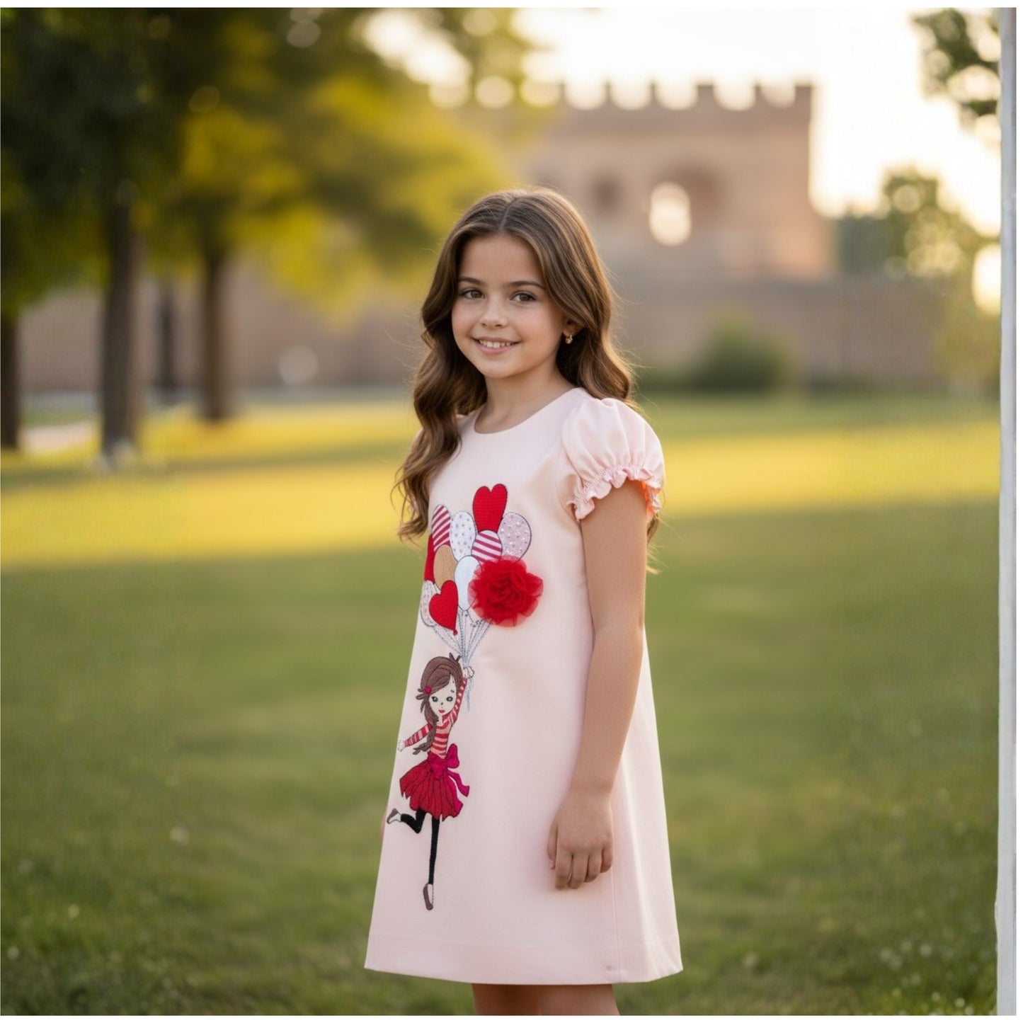 Balloon Bliss A Line Dress