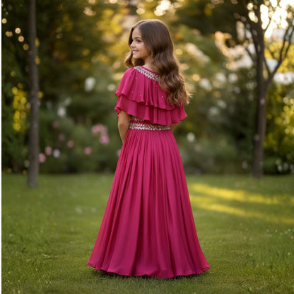 Rosette Bloom Lehenga