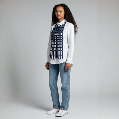 Navy Weave Shirt