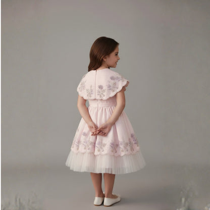 Butterfly Garden Scallop Dress