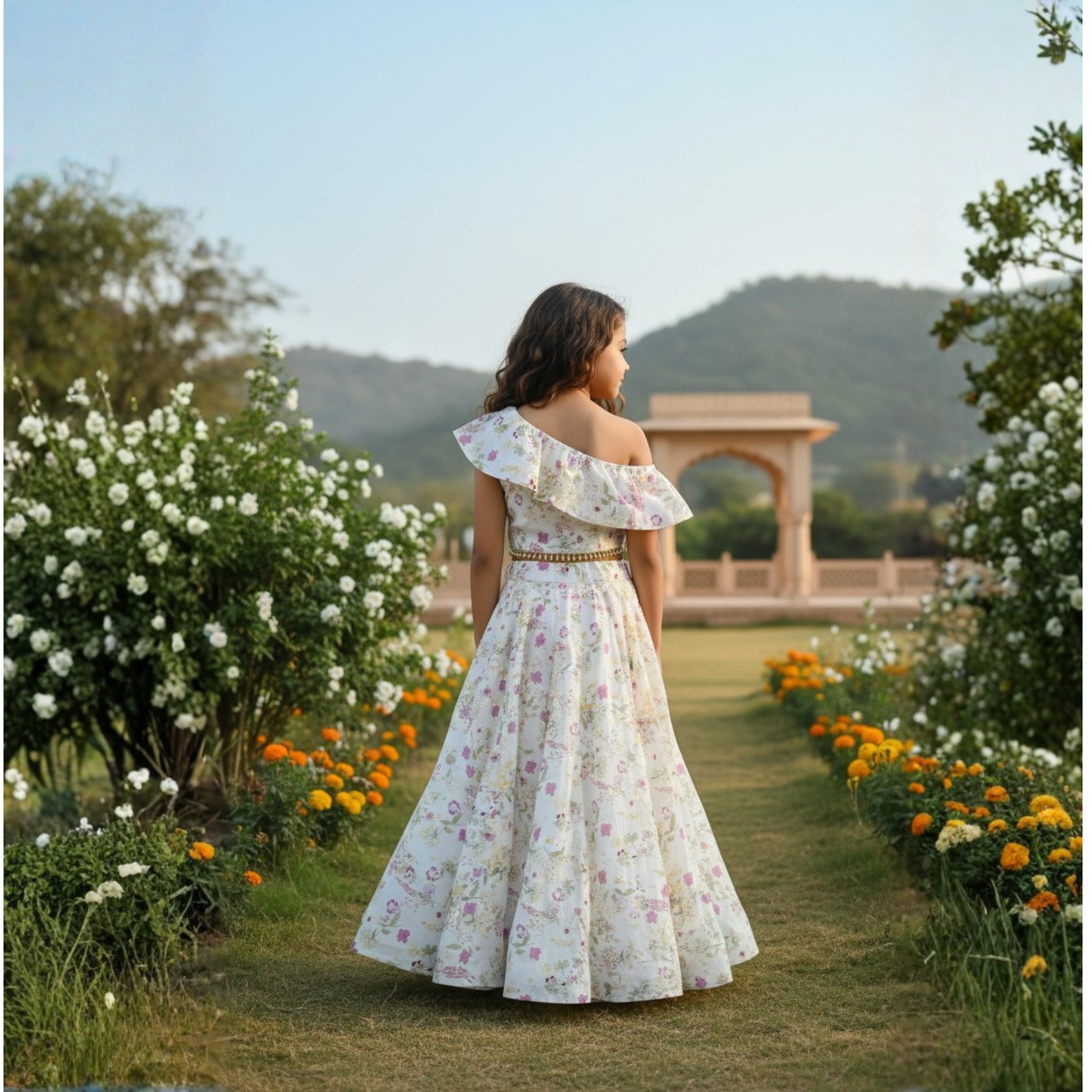 Dreamy Cotton Printed Lehanga Set