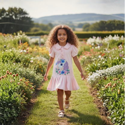 Enchanted Meadow Unicorn Polo Dress