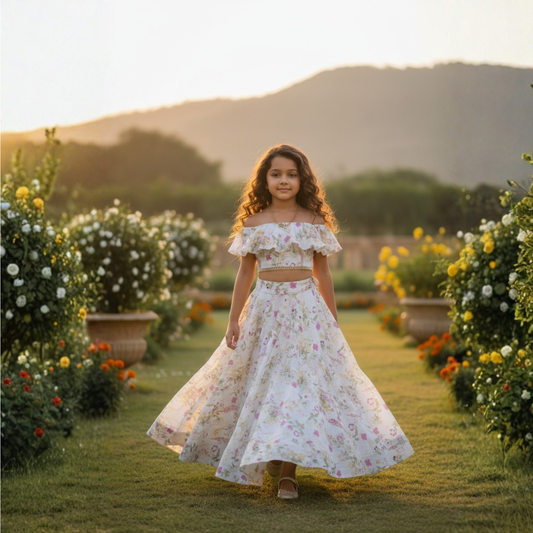 Dreamy Cotton Printed Lehanga Set