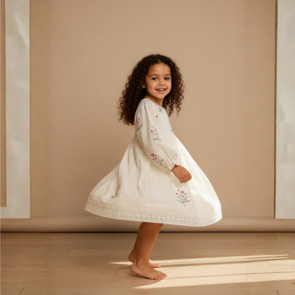 Wildflower Meadow Linen Dress