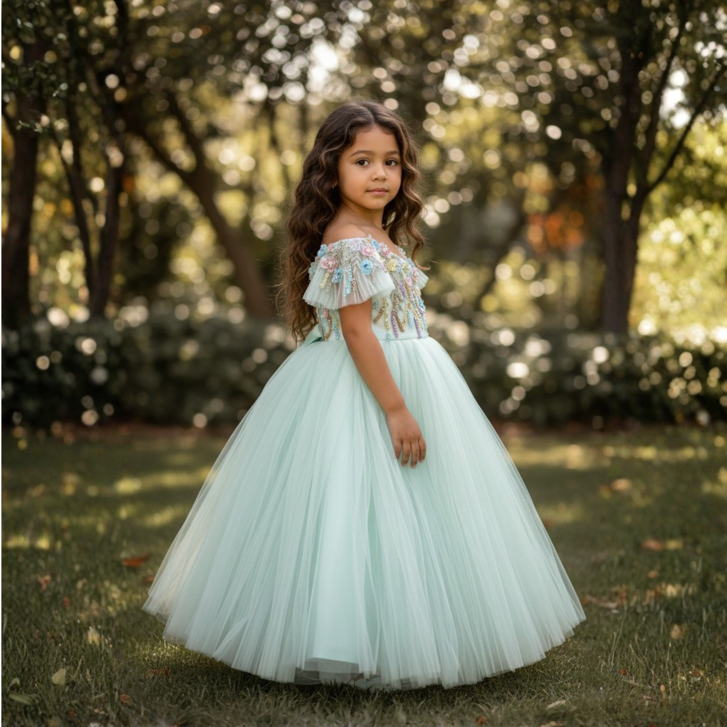 Enchanted Garden tulle dress