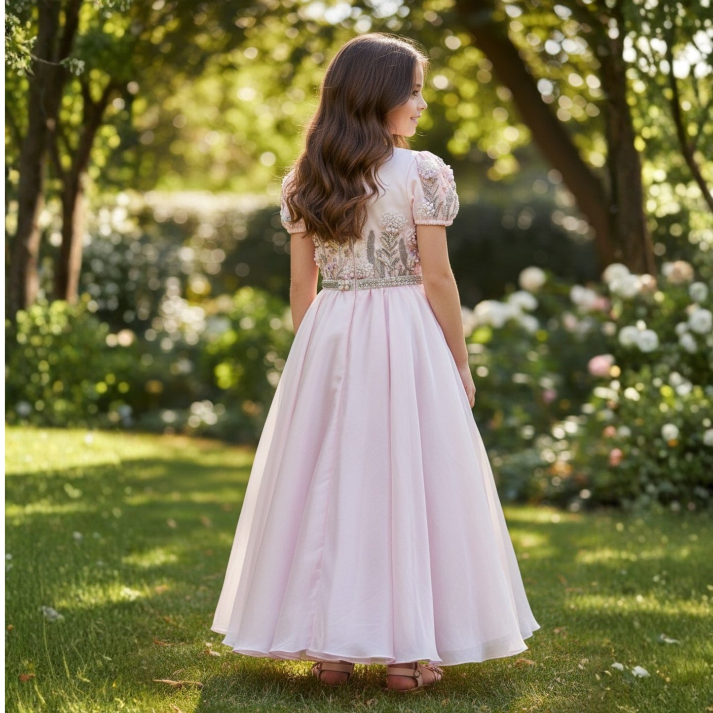 Blush Bloom Couture Dress