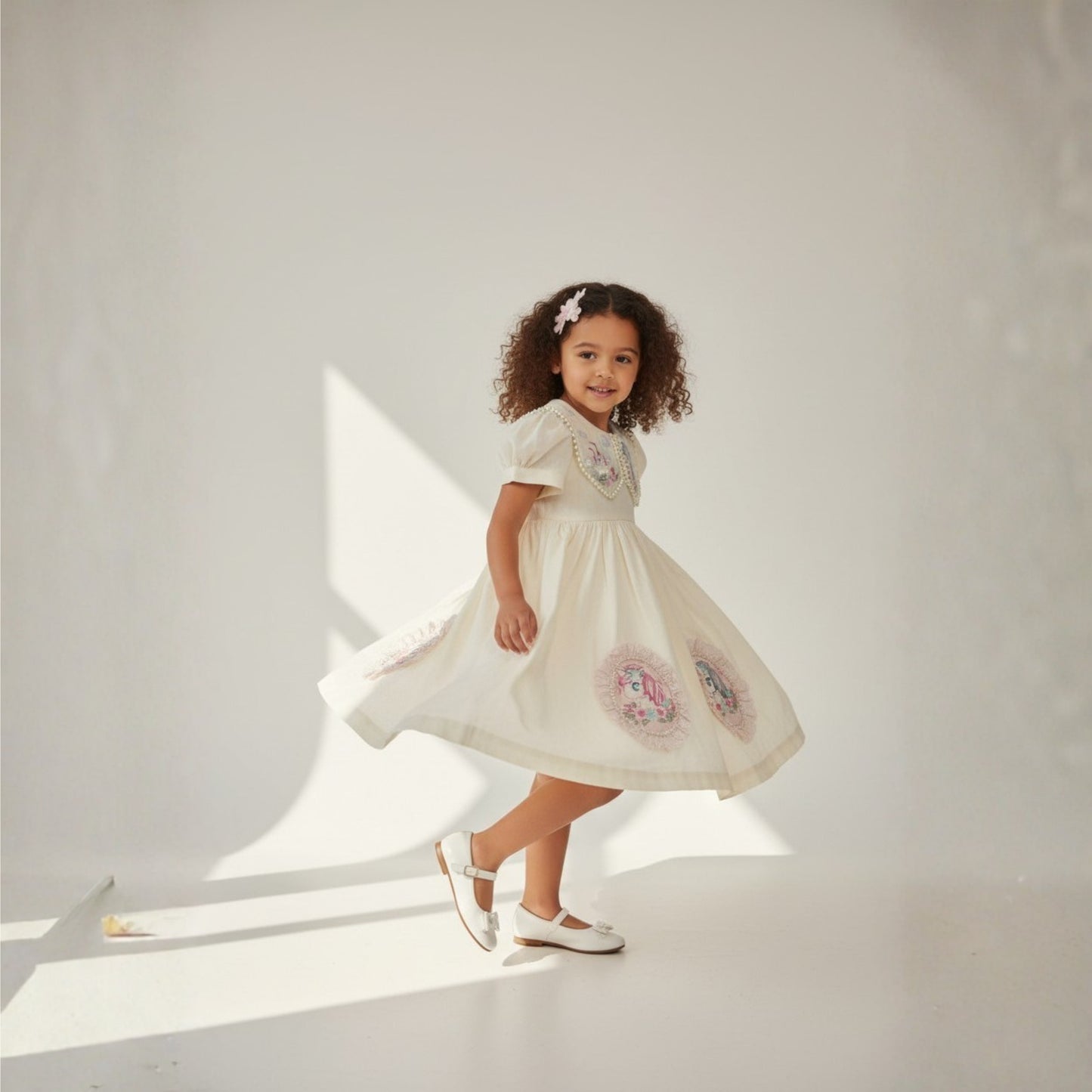 Magical Ivory Linen Dress