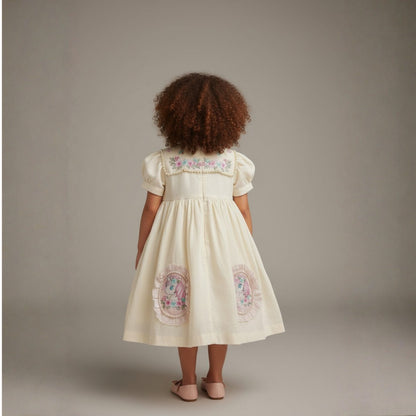 Magical Ivory Linen Dress