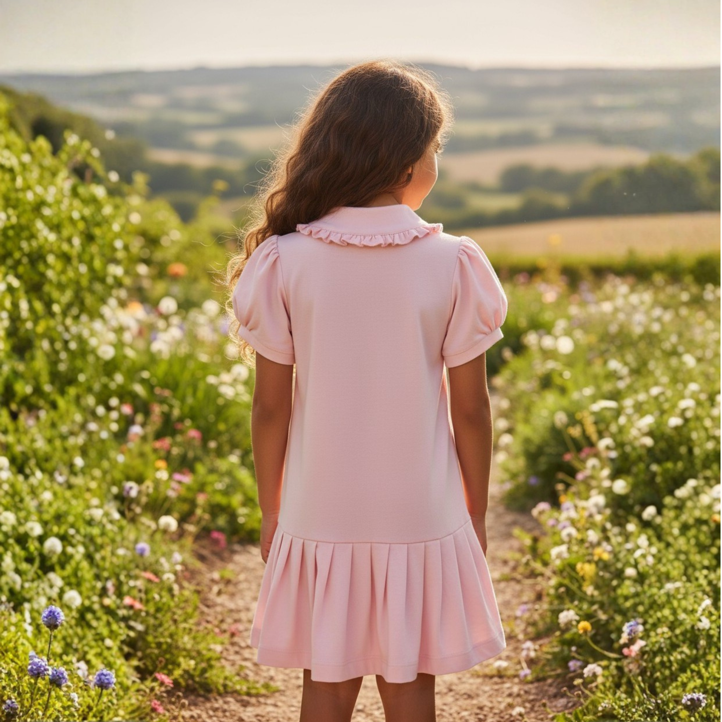 Enchanted Meadow Unicorn Polo Dress