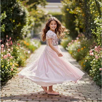 Blush Bloom Couture Dress