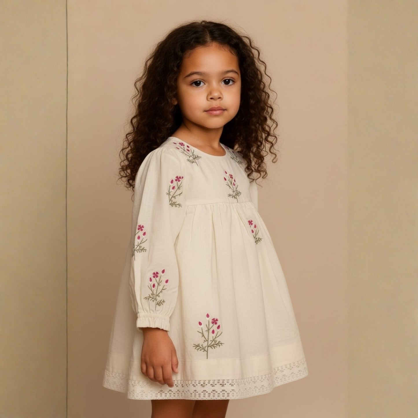 Wildflower Meadow Linen Dress