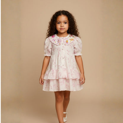 Cinderella Carriage Frill Collar Dress