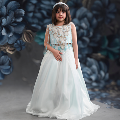 Jheel-e-pearl lehenga