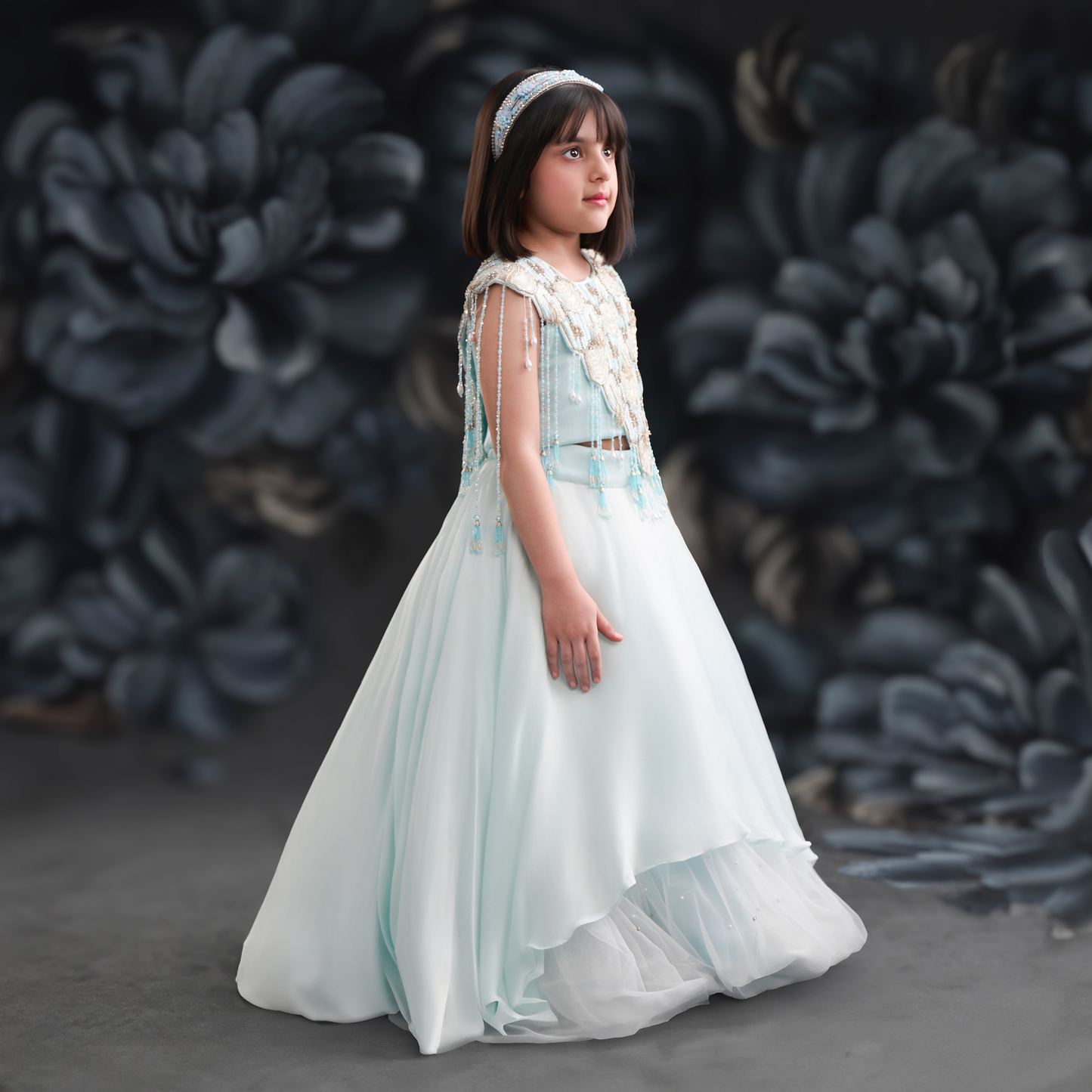 Jheel-e-pearl lehenga