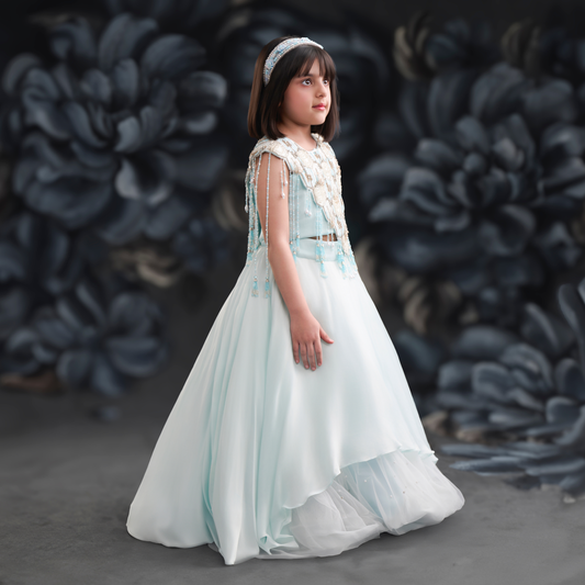 Jheel-e-pearl lehenga