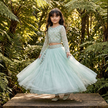 Celeste Pearl Lehenga Set