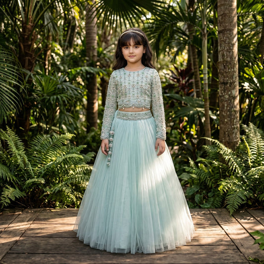 Celeste Pearl Lehenga Set