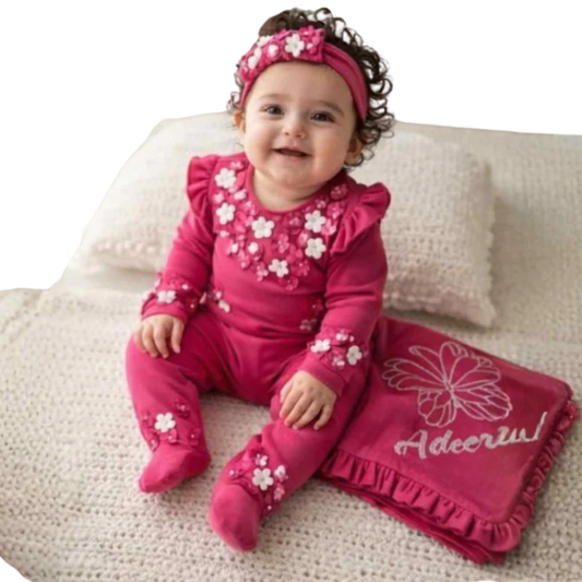 Personalized Baby Girl Gift Set