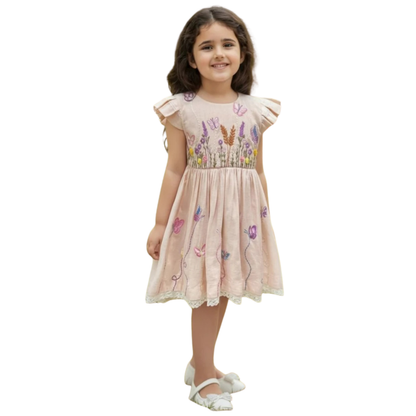 Heather Butterfly Cotton Dress