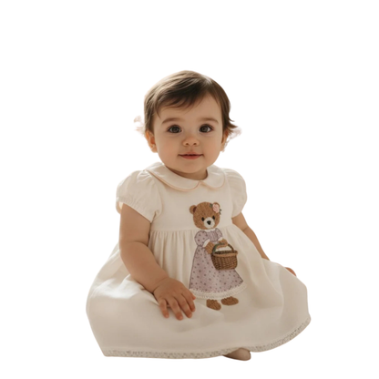 Floral Teddy Linen Dress