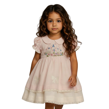 Princess Castle Linen Dress