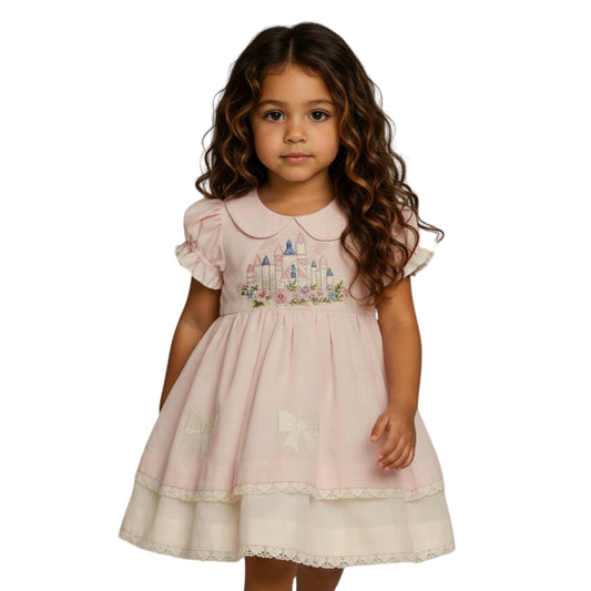 Princess Castle Linen Dress