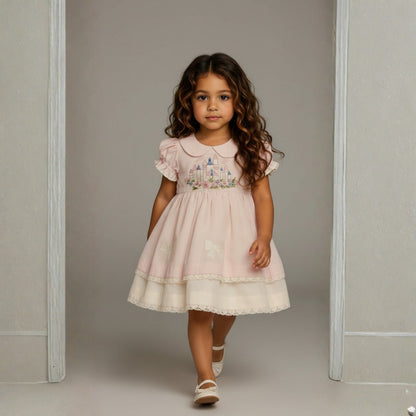Princess Castle Linen Dress