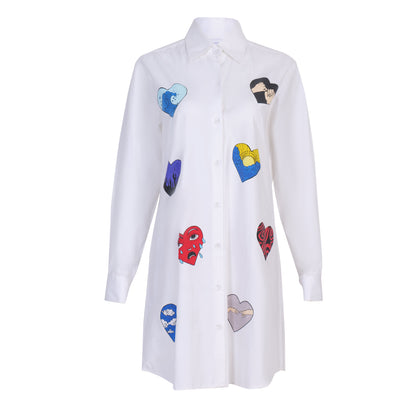 Midnight Stitches Denim Dress