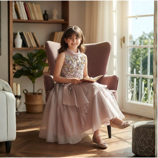 Celestial Petal Gown