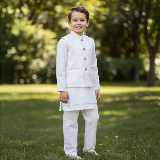 Classic White Kurta