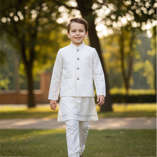 Classic White Kurta