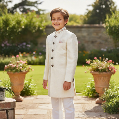 Off-White Bandhgala Kurta